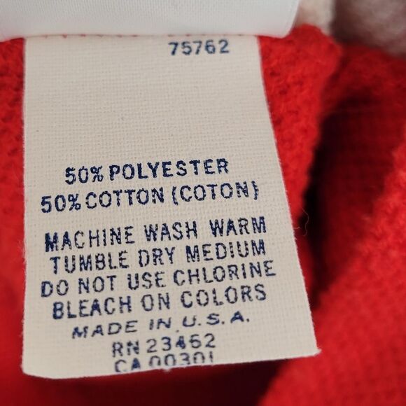 Buster Brown Vintage Sporty Jon Jon Short Overalls "Jogger" Red and White - Picture 10 of 12